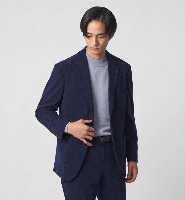 UNITED ARROWS「ライト コーデュロイ シングル 2ボタン テーラードジャケット UA COZY ウォッシャブル ヨコストレッチ」|スーツ|