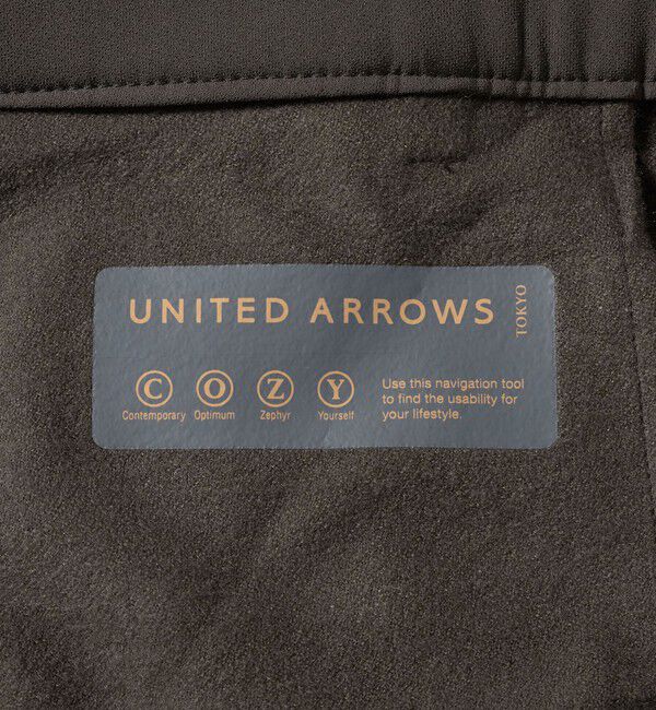 UNITED ARROWS「PERTEX バックブラッシュド ノープリーツ スラックス UA COZY ウォッシャブル 2WAYストレッチ はっ水」|スーツ|