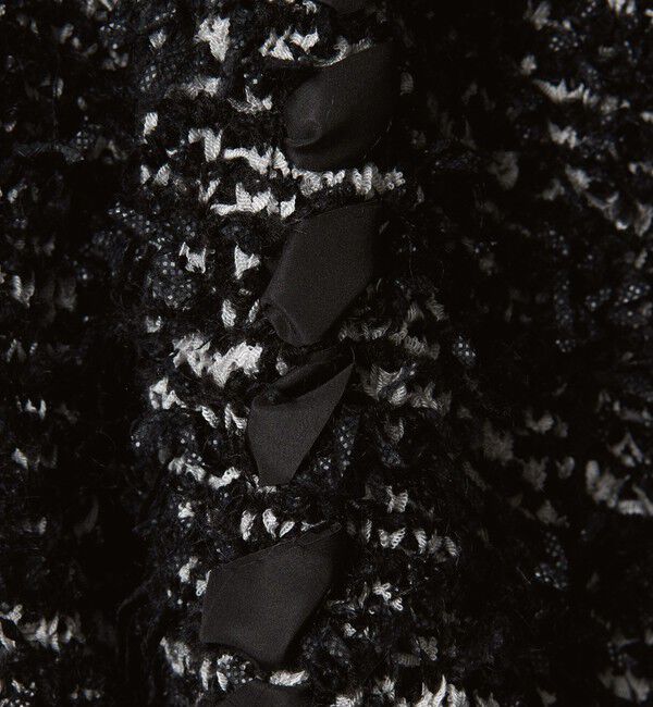 AEWEN MATOPH「＜AEWEN MATOPH＞ツイードライクニットジャケット」|ノーカラージャケット|