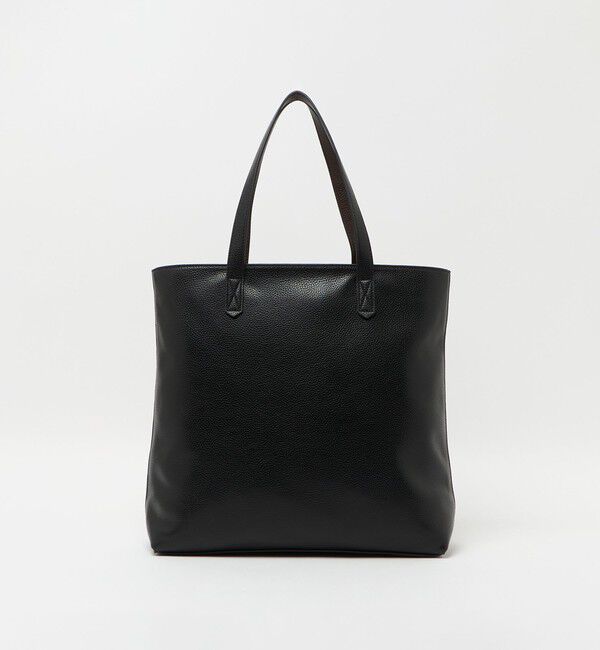 UNITED ARROWS「レザーライク トートバッグ TALL」|トートバッグ|BLACK