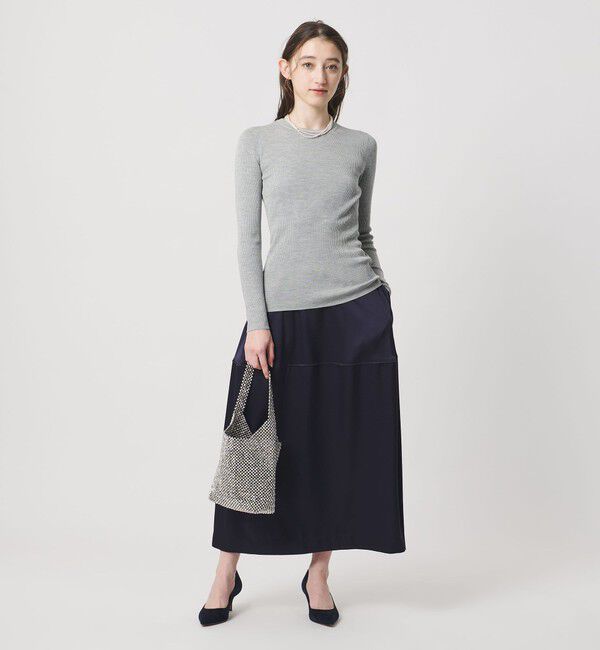 UNITED ARROWS「サテン コクーン スカート ‐ウォッシャブル‐」|スカート|