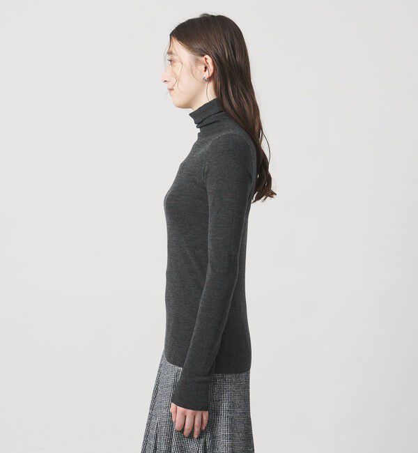 UNITED ARROWS「18G フィットリブ タートルネック ニット」|ニット・セーター|