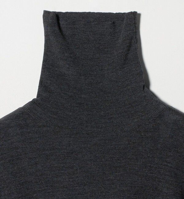 UNITED ARROWS「18G フィットリブ タートルネック ニット」|ニット・セーター|