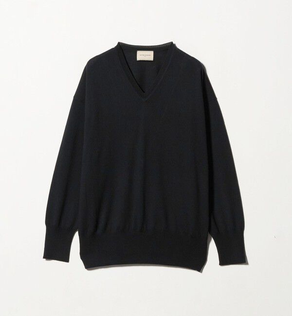 UNITED ARROWS「18G ウール Vネック ニット ‐ウォッシャブル‐」|ニット・セーター|