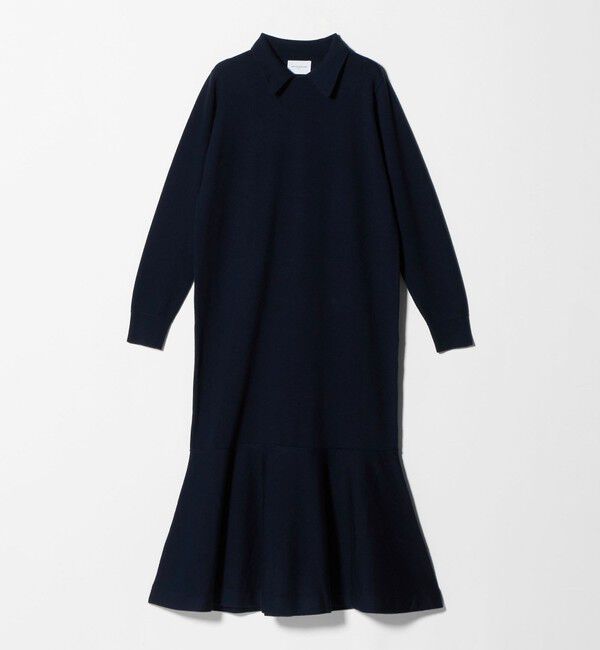 UNITED ARROWS「ニット ペプラム ロング ワンピース」|ワンピース|