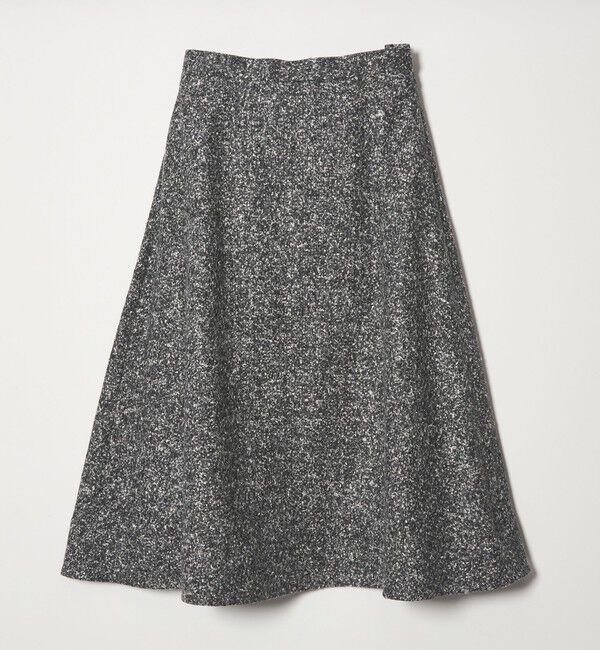 UNITED ARROWS「シルクネップ ツイードライク スカート」|フレア|