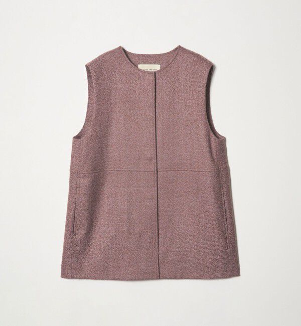 UNITED ARROWS「MOKU ３カラー ツイードライク ベスト」|ベスト・ジレ|