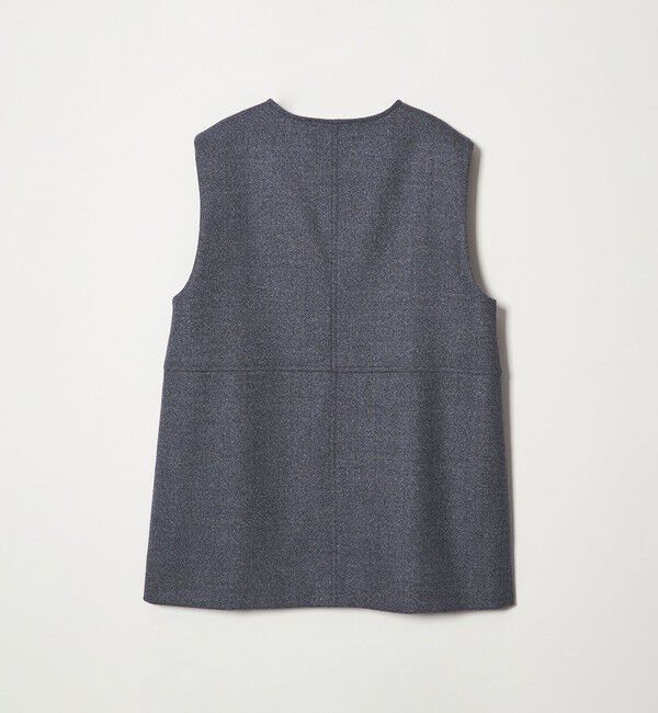 UNITED ARROWS「MOKU ３カラー ツイードライク ベスト」|ベスト・ジレ|