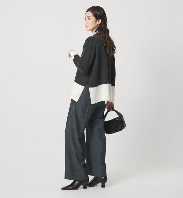 UNITED ARROWS「ウールブレンド Vネックニット ‐ウォッシャブル‐」|ニット・セーター|