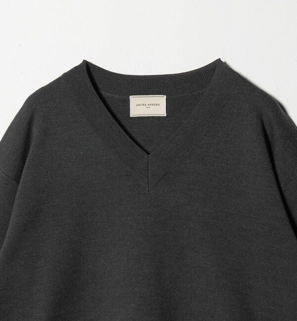 UNITED ARROWS「ウールブレンド Vネックニット ‐ウォッシャブル‐」|ニット・セーター|