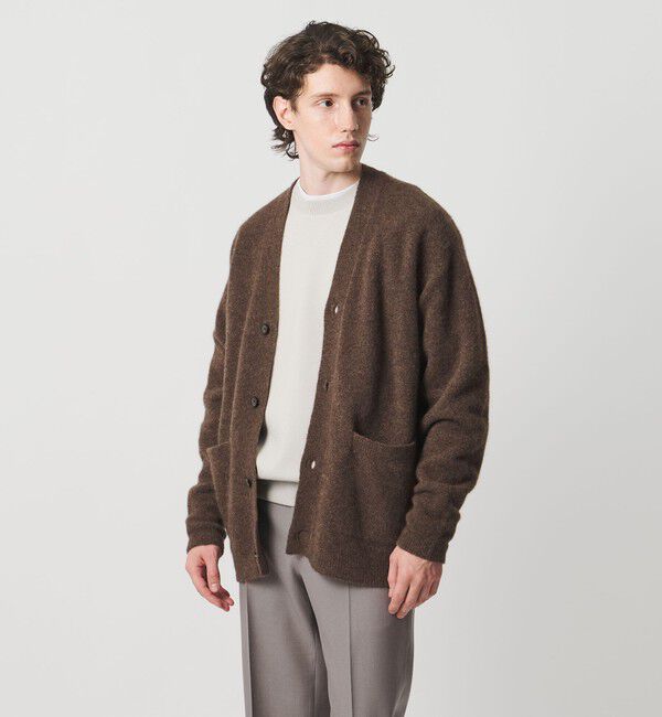 UNITED ARROWS「ヤク ヘアリー カーディガン」|カーディガン|