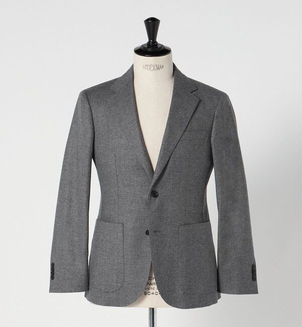 UNITED ARROWS「ストレッチフランネル シングル2ボタン テーラードジャケット COMFORT EASY-MODEL ヨコストレッチ」|スーツ|