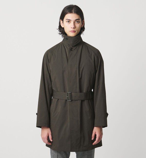 UNITED ARROWS「ピーチツイル バルマカーンコート 撥水」|ステンカラーコート|