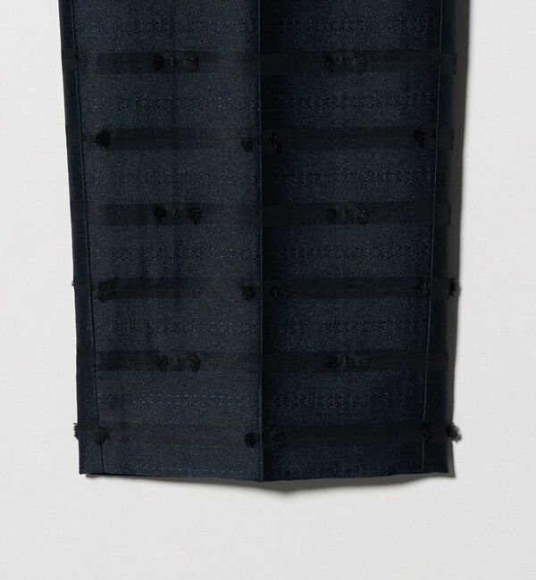 UNITED ARROWS「リボン カットジャガード パンツ」|スラックス|