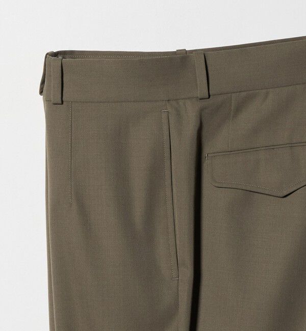 UNITED ARROWS「フォルムギャバジン モダン ストレート スラックス」|スラックス|