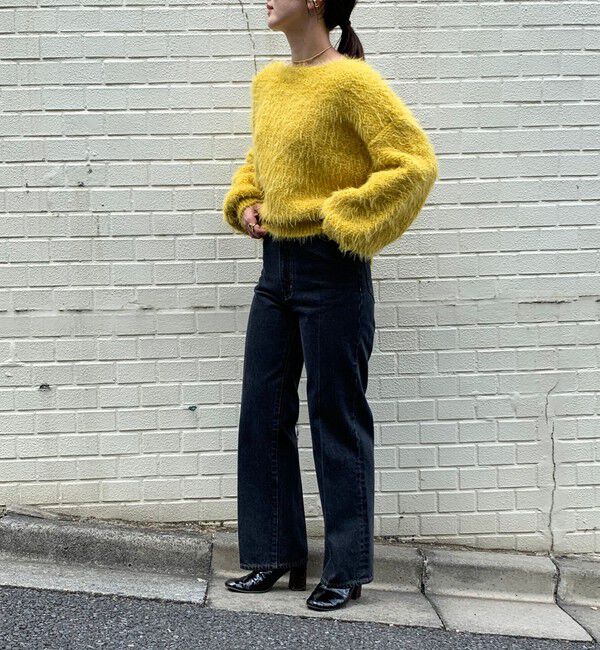 EMMEL REFINES「＜EMMEL REFINES＞EM センタープレス ストレート デニム/ パンツ」|デニム|