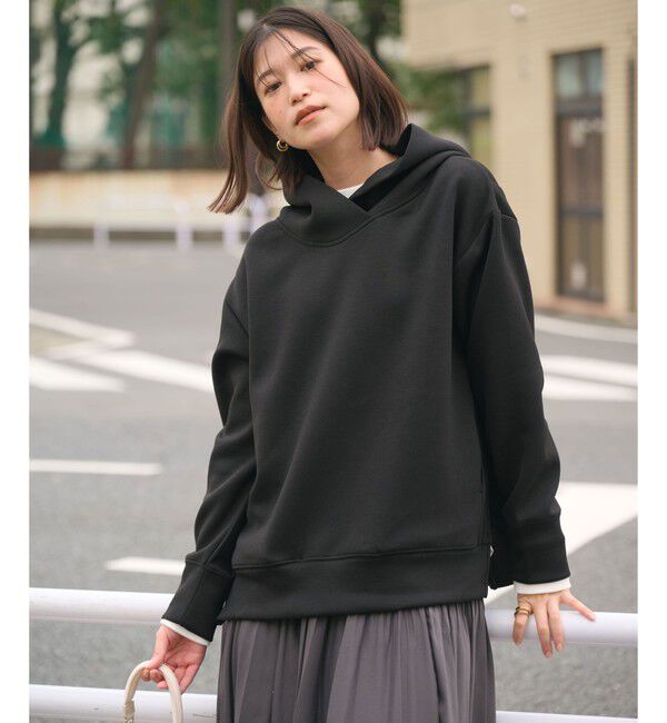 UNITED ARROWS green label relaxing「【WEB限定】＜at ease＞ダンボール フーディ」|パーカー|