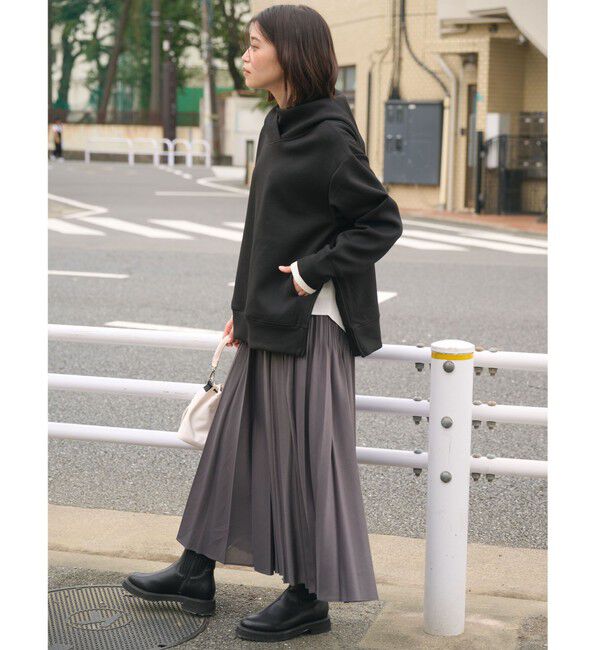 UNITED ARROWS green label relaxing「【WEB限定】＜at ease＞ダンボール フーディ」|パーカー|