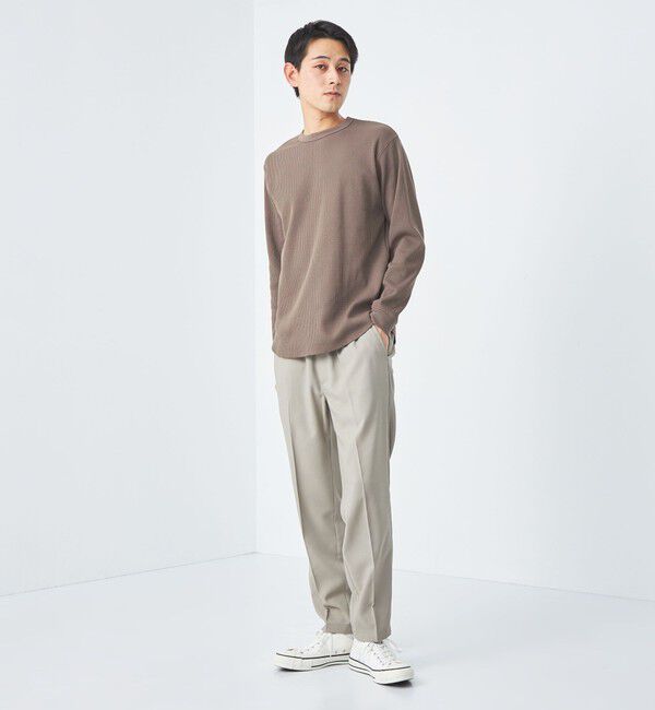 UNITED ARROWS green label relaxing「ドライワッフル クルーネック Tシャツ -吸水速乾-」|Tシャツ・カットソー|