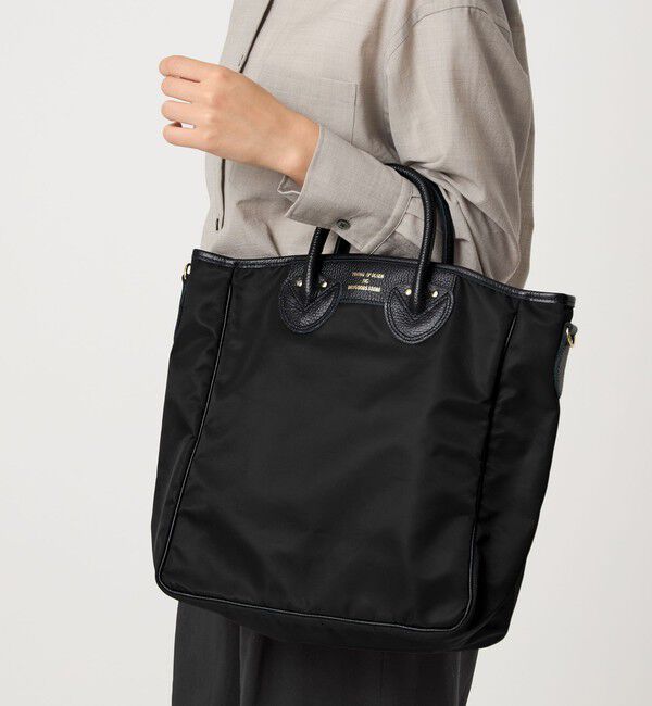 UNITED ARROWS green label relaxing「＜YOUNG&OLSEN The DRYGOODS STORE＞トートバッグ ミディアム」|トートバッグ|BLACK