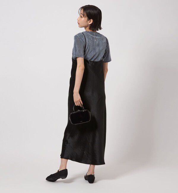 UNITED ARROWS green label relaxing「サテン キャミソール ワンピース」|ワンピース|