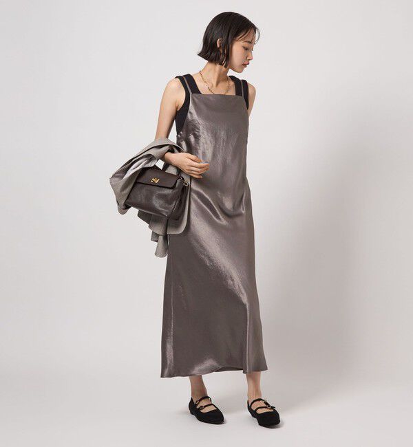 UNITED ARROWS green label relaxing「サテン キャミソール ワンピース」|ワンピース|