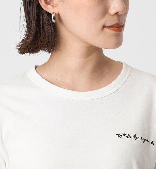 UNITED ARROWS green label relaxing「＜To b. by agnes b.コラボ＞ロゴ ロングスリーブ Tシャツ」|Tシャツ・カットソー|