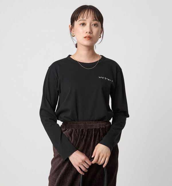 UNITED ARROWS green label relaxing「＜To b. by agnes b.コラボ＞ロゴ ロングスリーブ Tシャツ」|Tシャツ・カットソー|