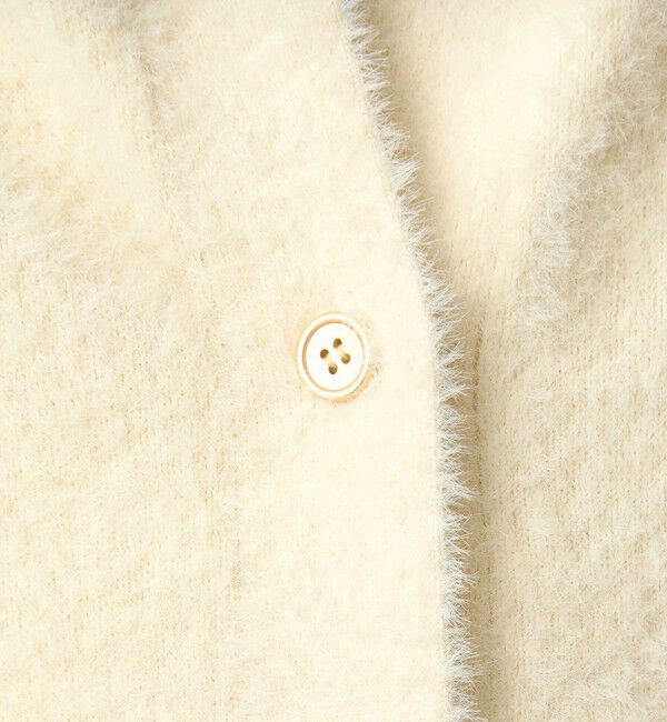 UNITED ARROWS green label relaxing「フラッフフェザー ショートスリーブ ニット カーディガン -ウォッシャブル-」|カーディガン|