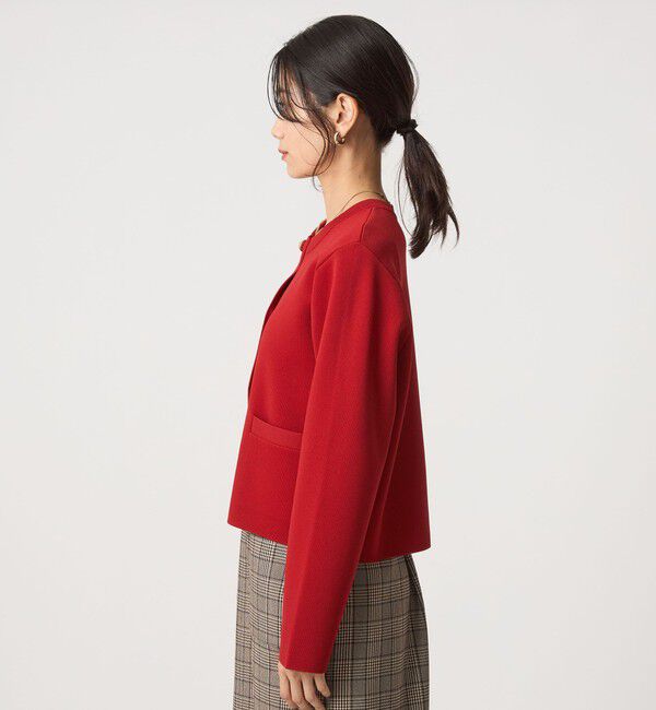 UNITED ARROWS green label relaxing「フォルム ゴールドカラーボタン ニット カーディガン ウォッシャブル」|カーディガン|