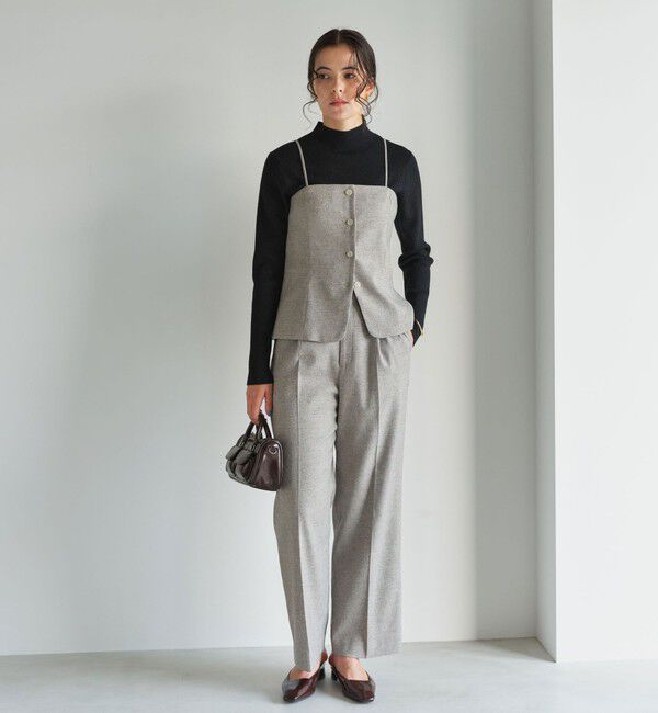 UNITED ARROWS green label relaxing「メランジツイル ビスチェ キャミソール -ウォッシャブル-」|ベスト・ジレ|