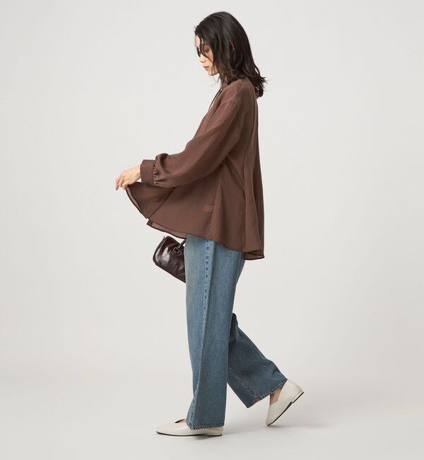 UNITED ARROWS green label relaxing「ミルフィーユフレアブラウス」|シャツ・ブラウス|