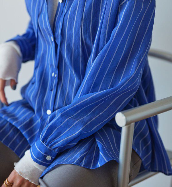 UNITED ARROWS green label relaxing「ミルフィーユフレアブラウス」|シャツ・ブラウス|