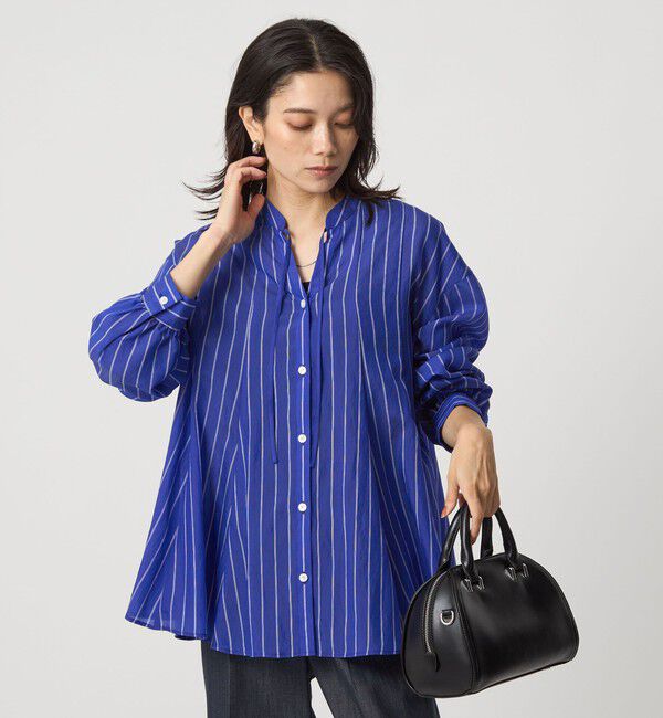 UNITED ARROWS green label relaxing「ミルフィーユフレアブラウス」|シャツ・ブラウス|