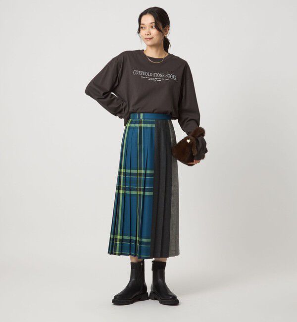 UNITED ARROWS green label relaxing「ロゴ ロングスリーブ Tシャツ」|Tシャツ・カットソー|