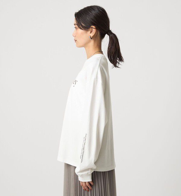 UNITED ARROWS green label relaxing「ロゴ ロングスリーブ Tシャツ」|Tシャツ・カットソー|