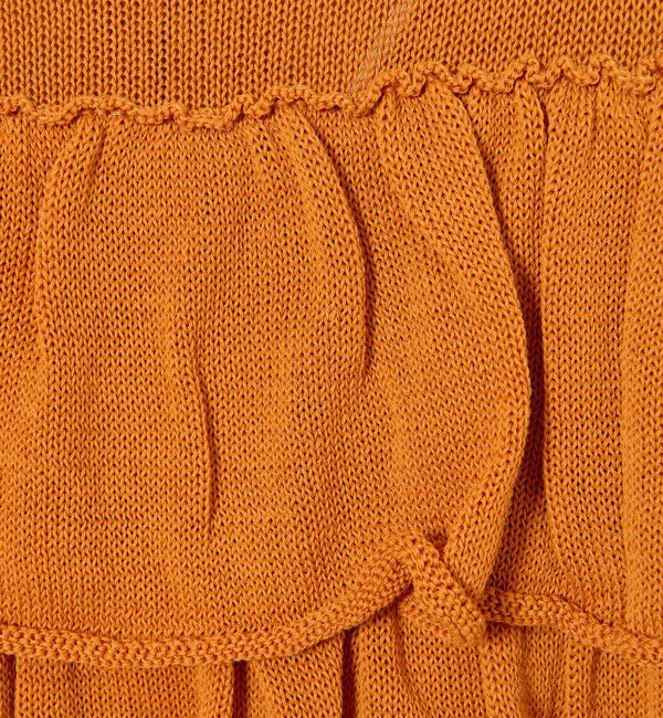 EMMEL REFINES「＜EMMEL REFINES＞EM HW ティアード フリル 2WAY ニット」|ニット・セーター|