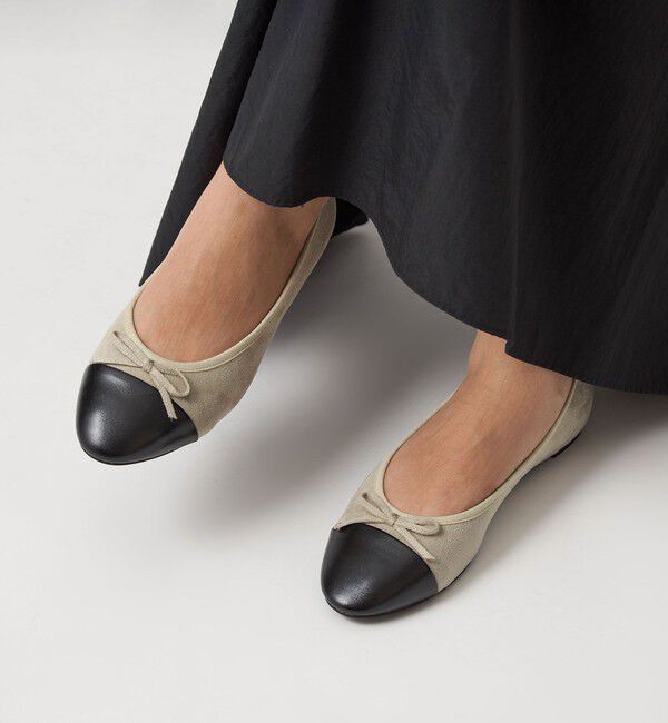 UNITED ARROWS green label relaxing「ラウンド バレエシューズ 撥水」|パンプス|