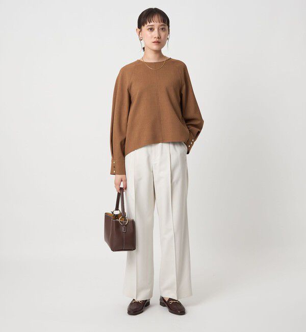 UNITED ARROWS green label relaxing「ソフトジョーゼット プルオーバー -マシンウォッシャブル・ストレッチ-」|シャツ・ブラウス|