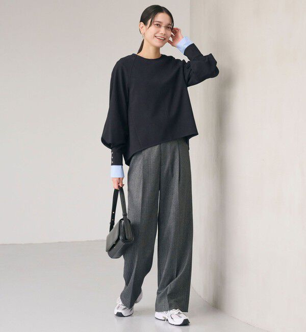 UNITED ARROWS green label relaxing「ソフトジョーゼット プルオーバー -マシンウォッシャブル・ストレッチ-」|シャツ・ブラウス|