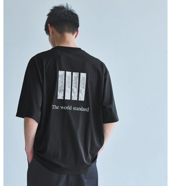 UNITED ARROWS green label relaxing「【別注】＜ハイチュウ &times; FRUIT OF THE LOOM &times; GLR＞半袖  Tシャツ」|Tシャツ・カットソー|BLACK