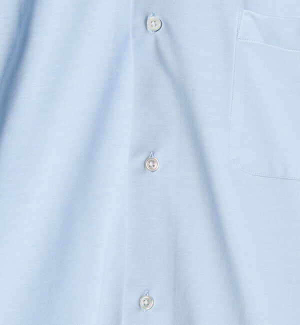 UNITED ARROWS green label relaxing「エブリット TC ジャージー スナップ ボタンダウン シャツ -イージーアイロン・吸水速乾・抗菌-」|シャツ・ブラウス|