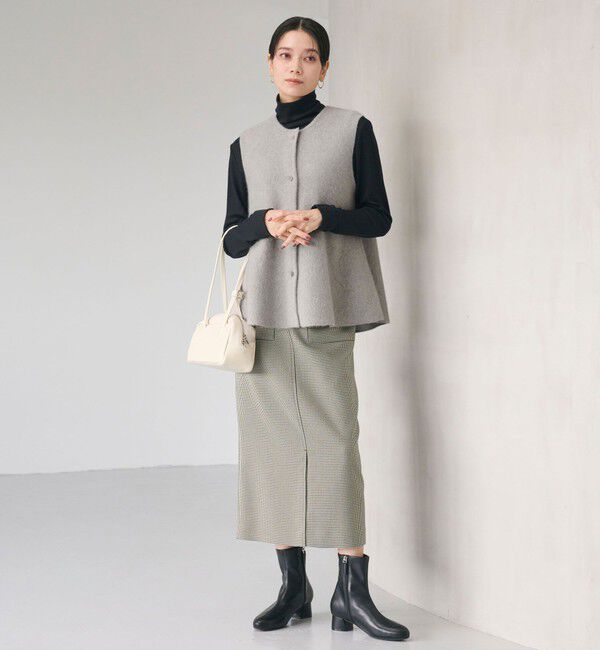 UNITED ARROWS green label relaxing「FOXブレンド セッケツ ニット ジレ」|ベスト・ジレ|