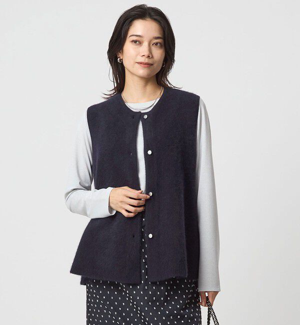 UNITED ARROWS green label relaxing「FOXブレンド セッケツ ニット ジレ」|ベスト・ジレ|