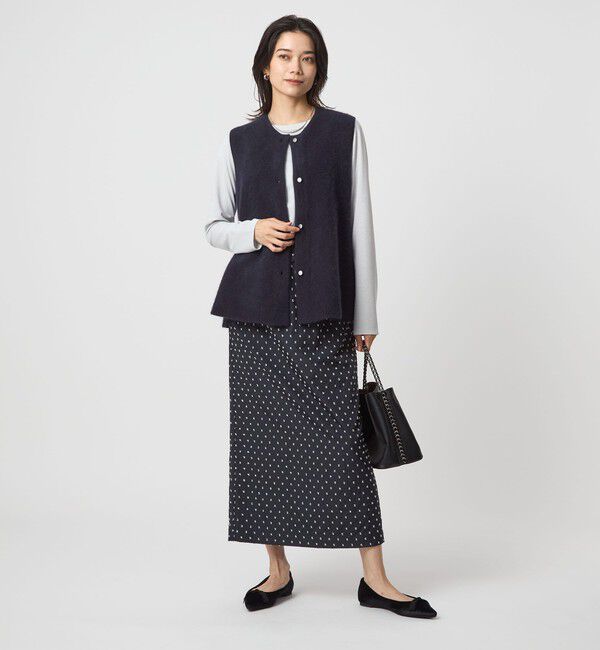 UNITED ARROWS green label relaxing「FOXブレンド セッケツ ニット ジレ」|ベスト・ジレ|