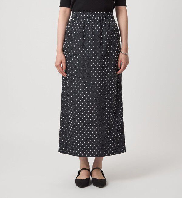 UNITED ARROWS green label relaxing「ドットジャカード タイト スカート」|タイト|