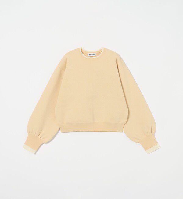 EMMEL REFINES「＜EMMEL REFINES＞EM スウェットライク クルーネック ニットプルオーバー」|ニット・セーター|