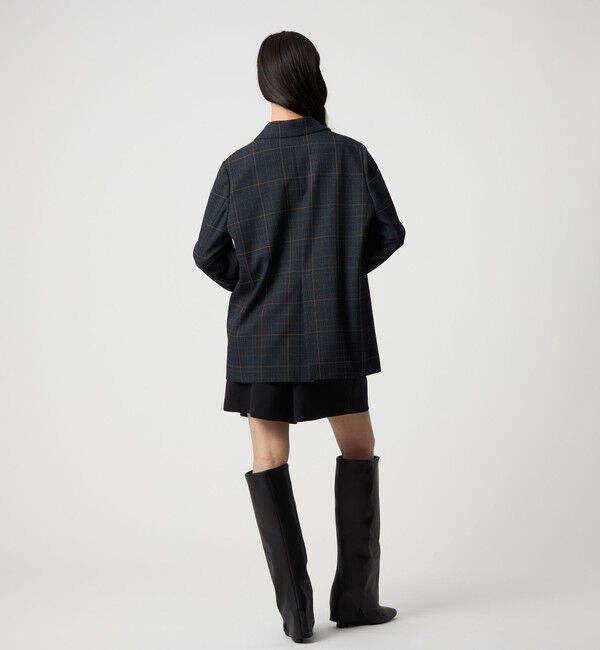 EMMEL REFINES「＜EMMEL REFINES＞EM グレンチェック テーラード ジャケット」|テーラードジャケット|