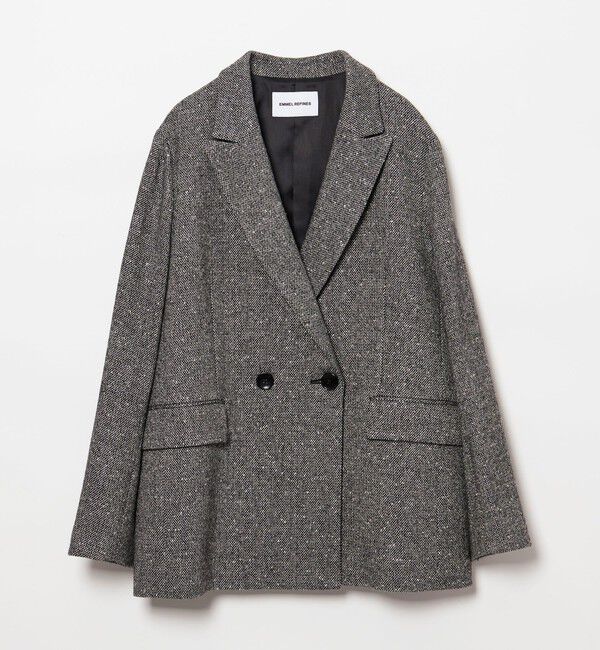 EMMEL REFINES「＜EMMEL REFINES＞EM ノットツイードライク ジャケット」|テーラードジャケット|