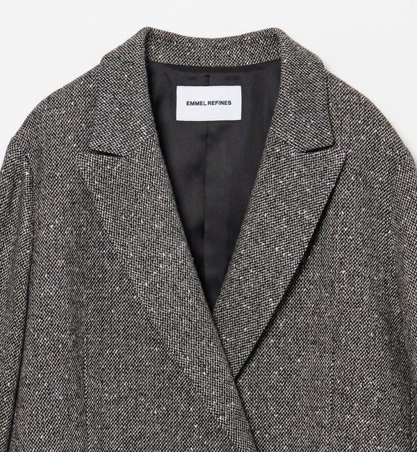 EMMEL REFINES「＜EMMEL REFINES＞EM ノットツイードライク ジャケット」|テーラードジャケット|